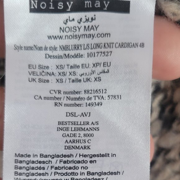 NOISY MAY. Full Length Cardigan - Picture 7 of 13